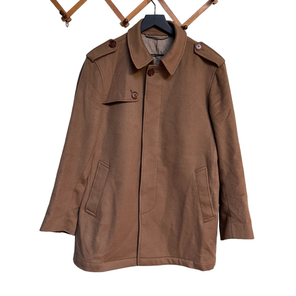 Hemrajani Hand crafted fine Australian wool camel Wool coat